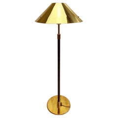 Lampada da tavolo in ottone dorato di Hustadt, Hollywood Regency, Germania