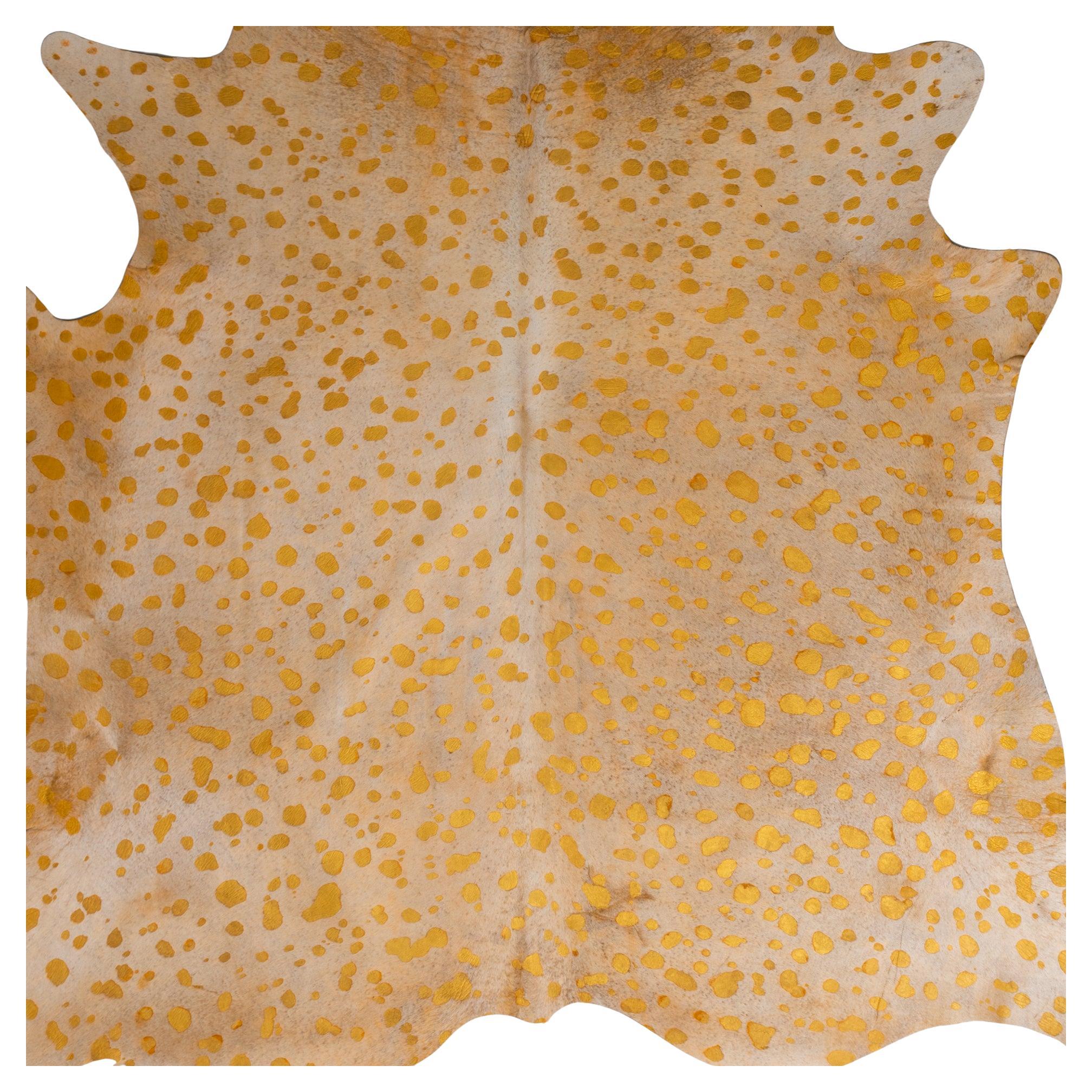 Piel de vaca brasileña dorada Otro en venta