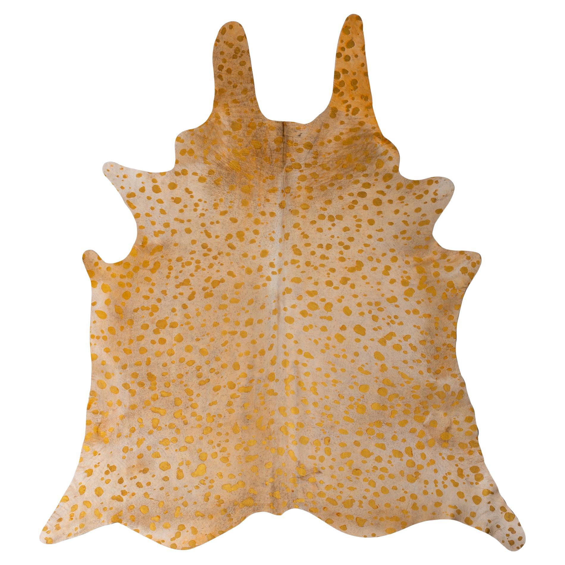 Piel de vaca brasileña dorada
