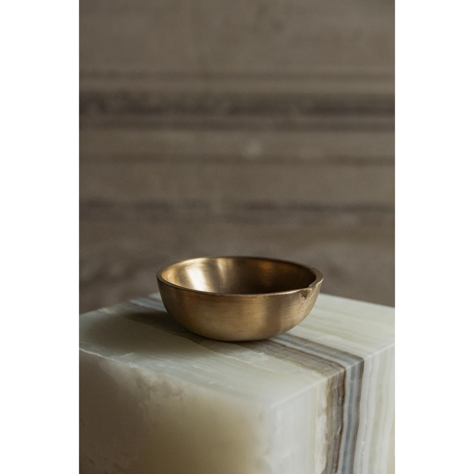 French Golden Bronze Bowl by Rick Owens For Sale