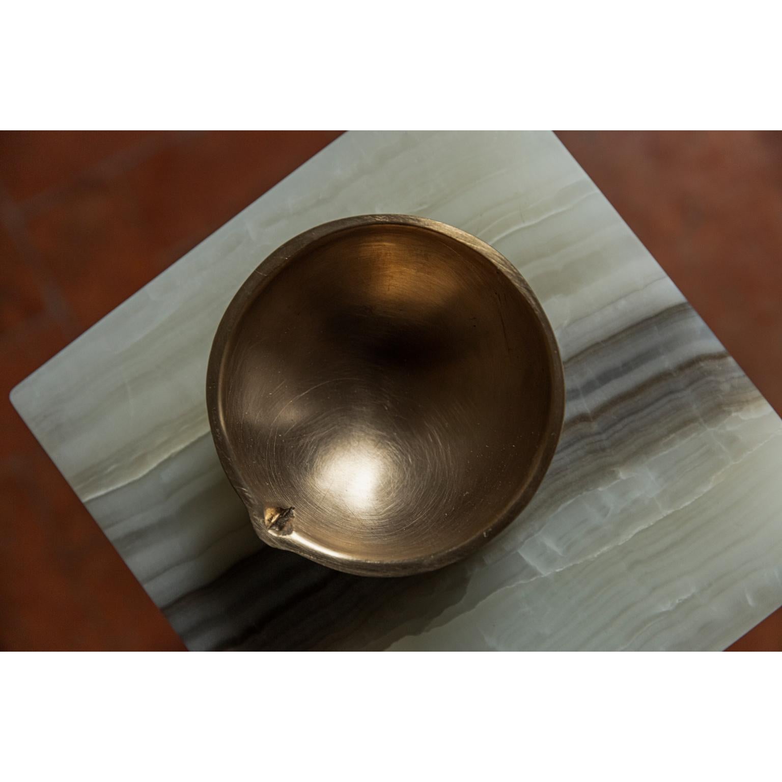 Schale aus goldener Bronze von Rick Owens (Moderne) im Angebot