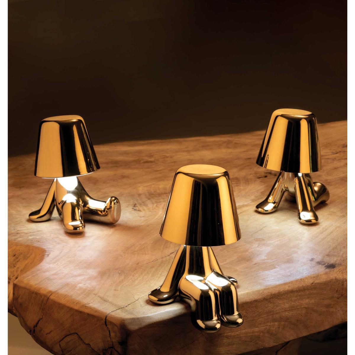 Golden Brothers - Lámpara Bob de ABS metalizado de Stefano Giovannoni en venta 7