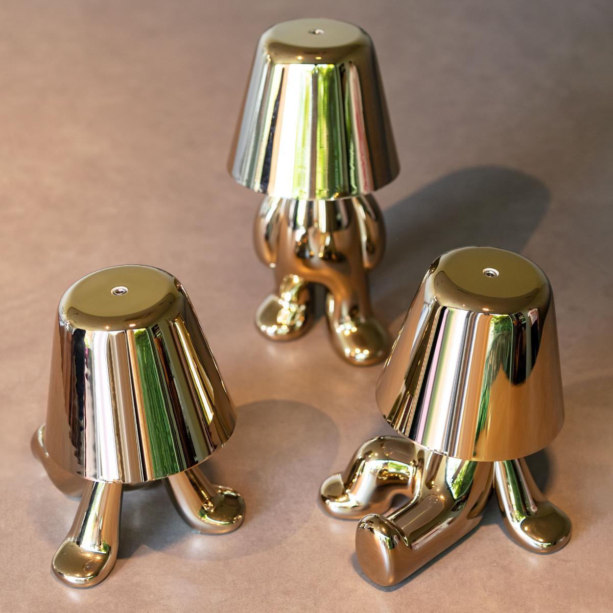 Golden Brothers - Lámpara Bob de ABS metalizado de Stefano Giovannoni en venta 1