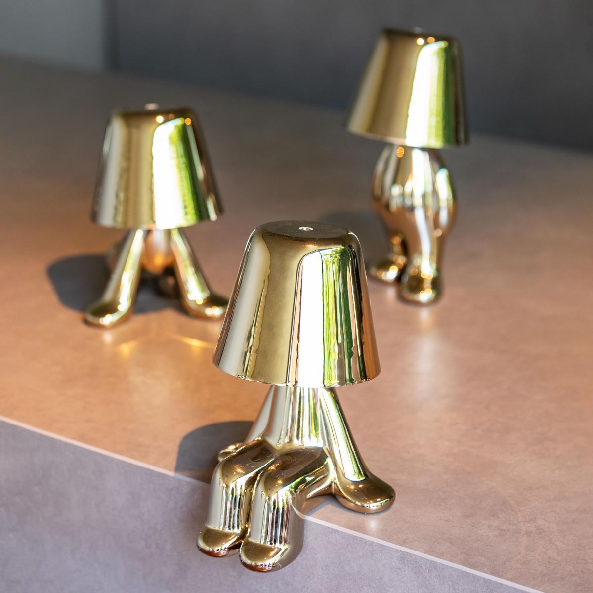 Golden Brothers - Lámpara Bob de ABS metalizado de Stefano Giovannoni en venta 2