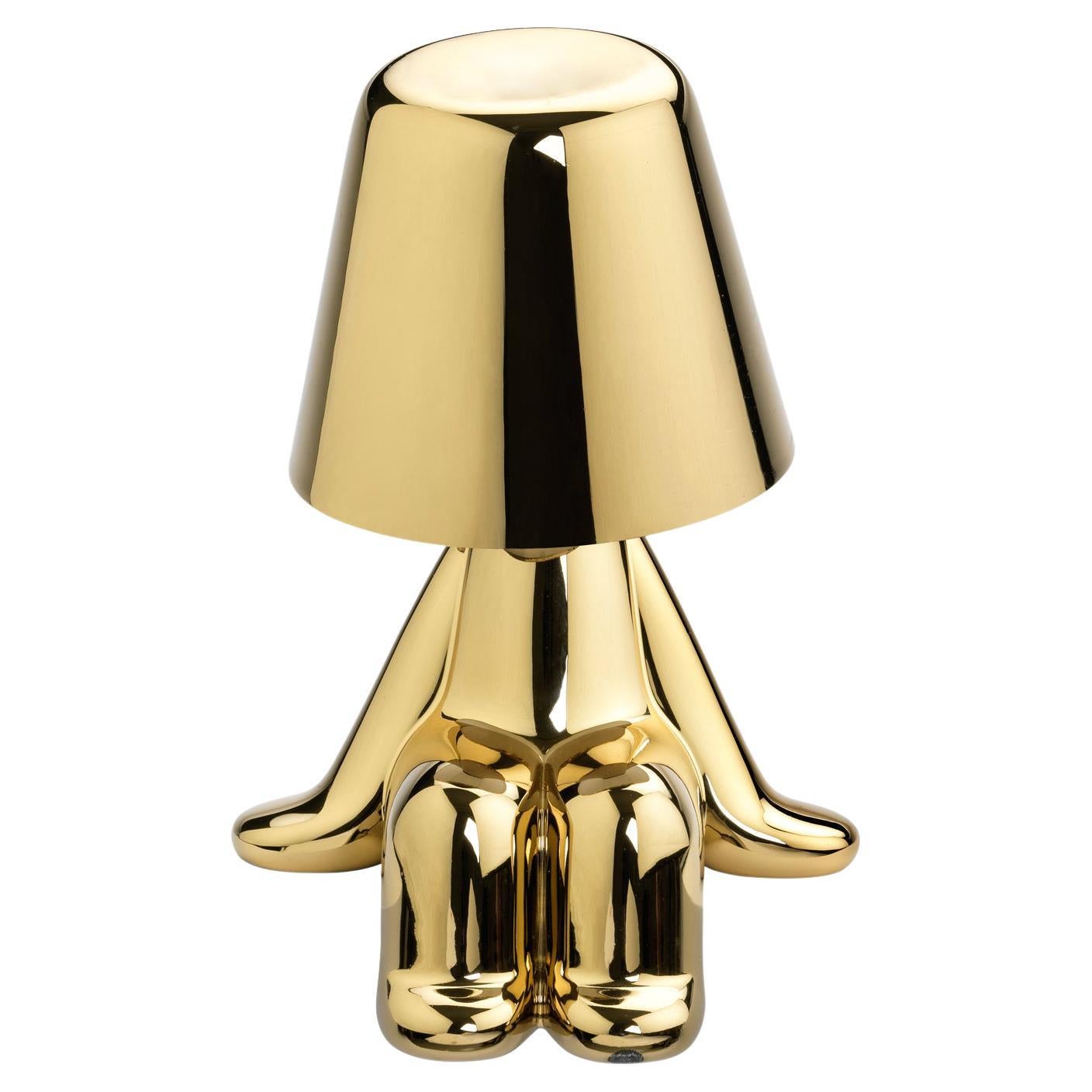 Golden Brothers Sam LED Lamp, Designed by Stefano Giovannoni, Made in Italy