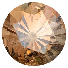 Golden Brown Topaz 25.68 Ct Round Brilliant Cut Natural Loose Gemstone for Jewel