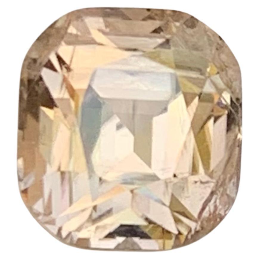 Turmalina marrón dorada 3,24 qt talla cojín cuadrada gema natural suelta - Anillo en venta