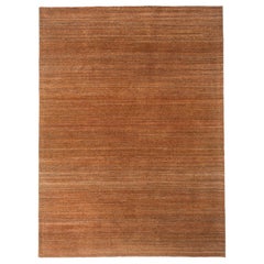 Golden Brown Tweed Area Rug