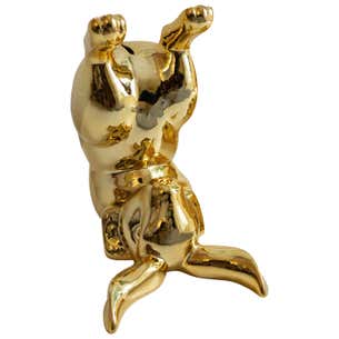 Golden Bunny Bum Money Bank For Sale at 1stDibs | bunny money bank ...