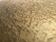 Golden Burlwood Dining table or Desk Giovanni Offredi for Saporiti, 1980s