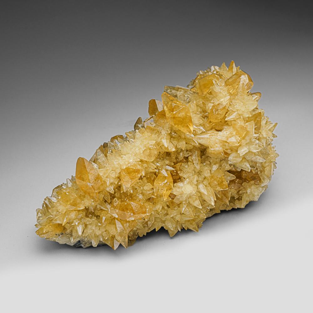 Golden Calcite Crystal Cluster from Elmwood Mine, Tennessee For Sale 1