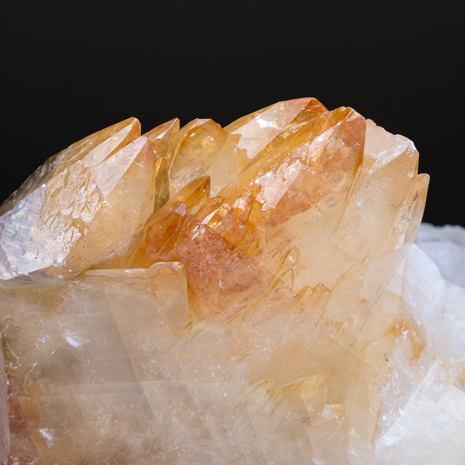 Goldener Calcite-Kristall aus Ulmenholz-Mine, Tennessee (3.3 lbs) im Zustand „Neu“ im Angebot in New York, NY