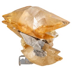 Cristal de Calcite doré provenant de la mine d'orme, Tennessee (5.15 lbs)