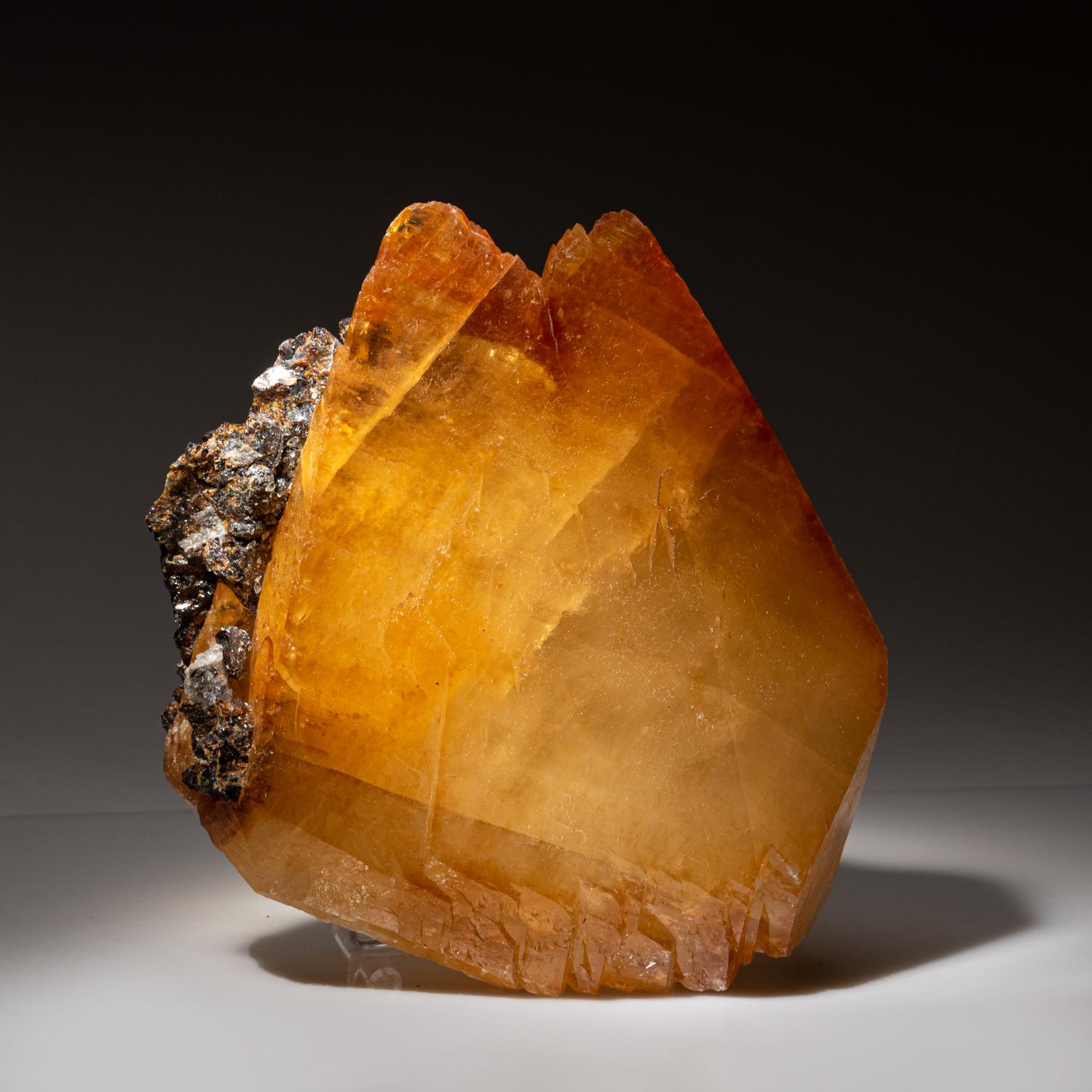 Américain Cristal de Calcite doré provenant de la mine d'orme, Tennessee (6,5 lbs) en vente