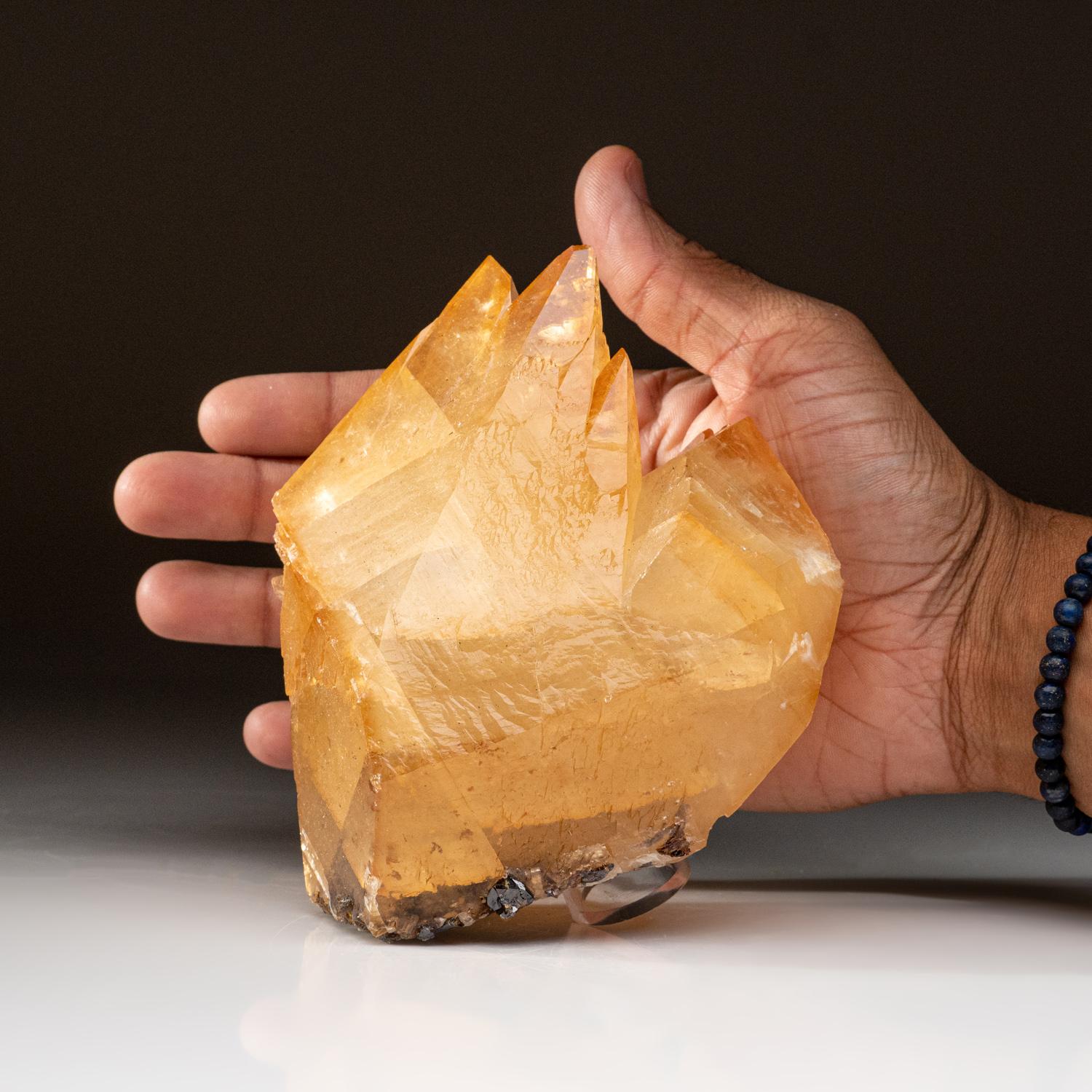 American Golden Calcite from Elmwood Mine, Carthage, Smith County, Tennessee For Sale