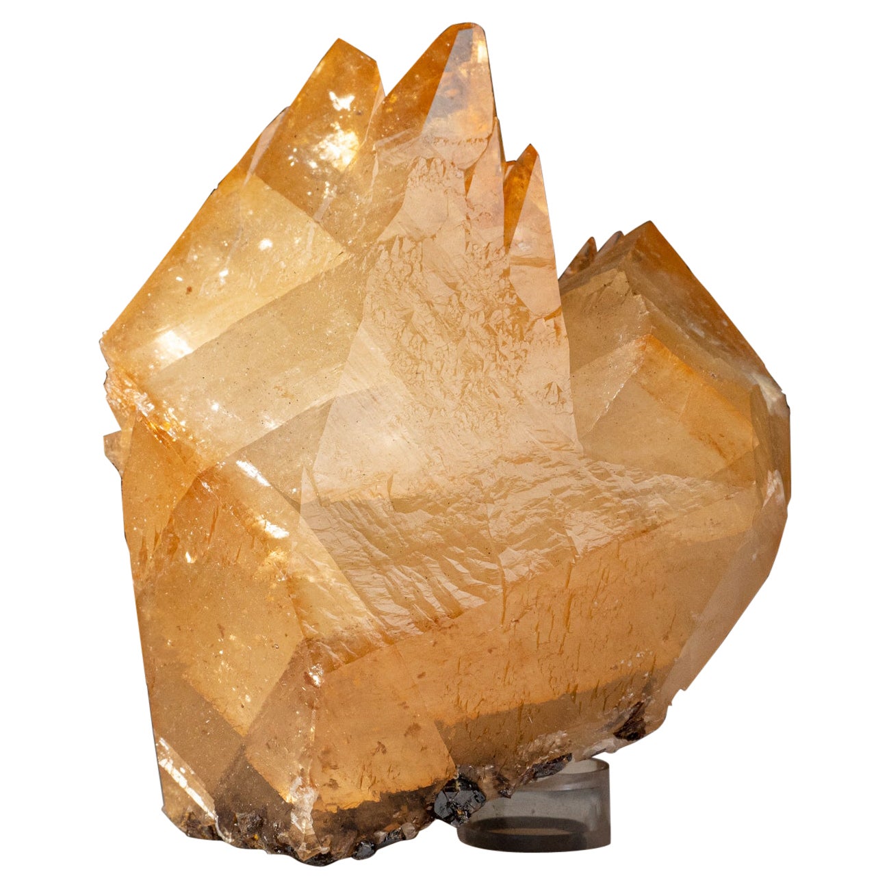 Calcite dorata dalla miniera di Elmwood, Carthage, Contea di Smith, Tennessee