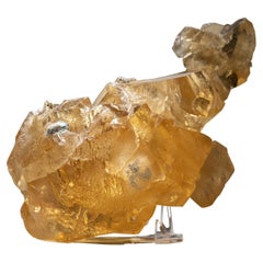 Golden Calcite From Tieshan District, Huangshi Prefecture, Hubei Province, China