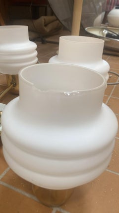 Lampadario d'oro di Kamenicky Senov, anni '70, Cecoslovacchia