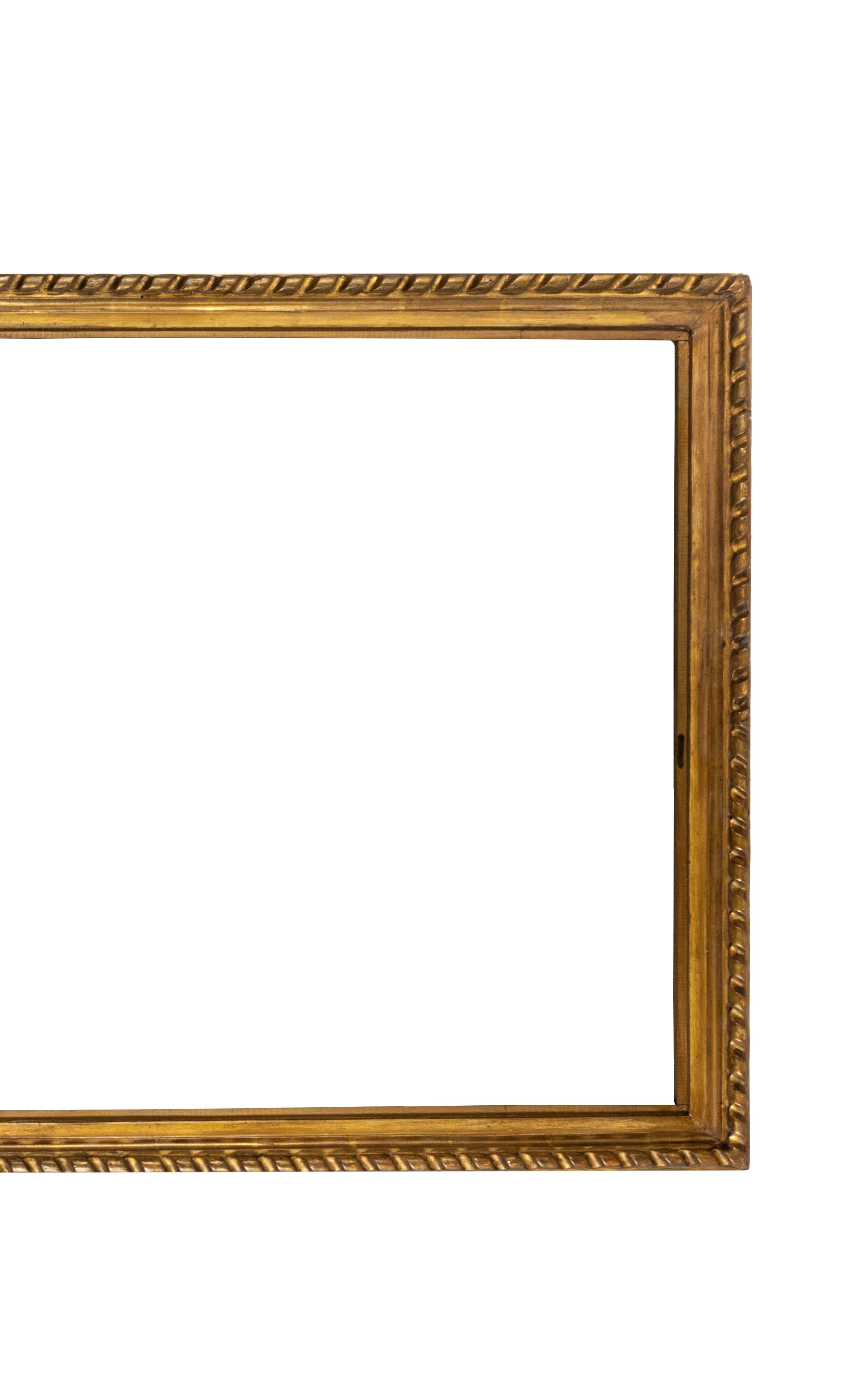 An Early 20th Century French chestnut frame—an elegant piece ideal for modern interiors or decorative use.