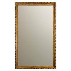 Miroir en châtaignier doré, début du 20e siècle