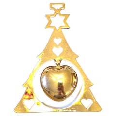 Goldener Weihnachtsbaum, Georg Jensen Weihnachtsschmuck 1986, Sven Vestergaard