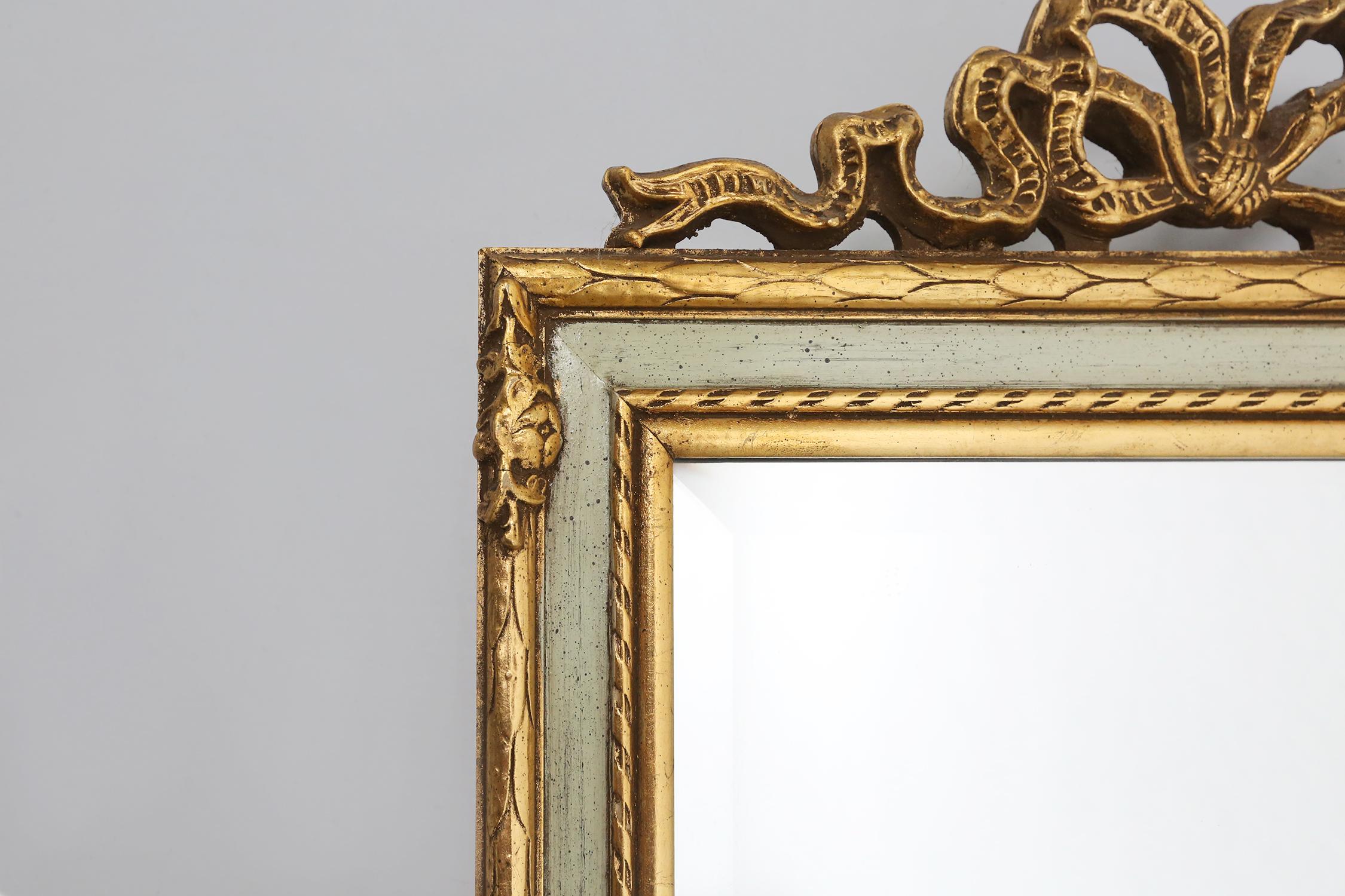 Golden classic mirror For Sale 1