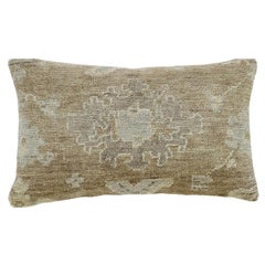 Modern Decorative Golden/Coffee Throw Pillow