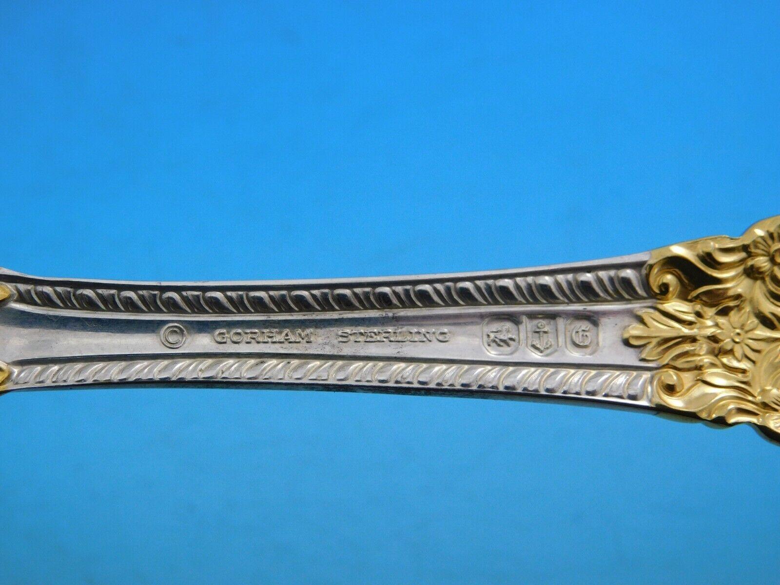 Golden Crown Barock von Gorham Sterling Silber Besteck Set 105 Pieces Abendessen im Angebot 2