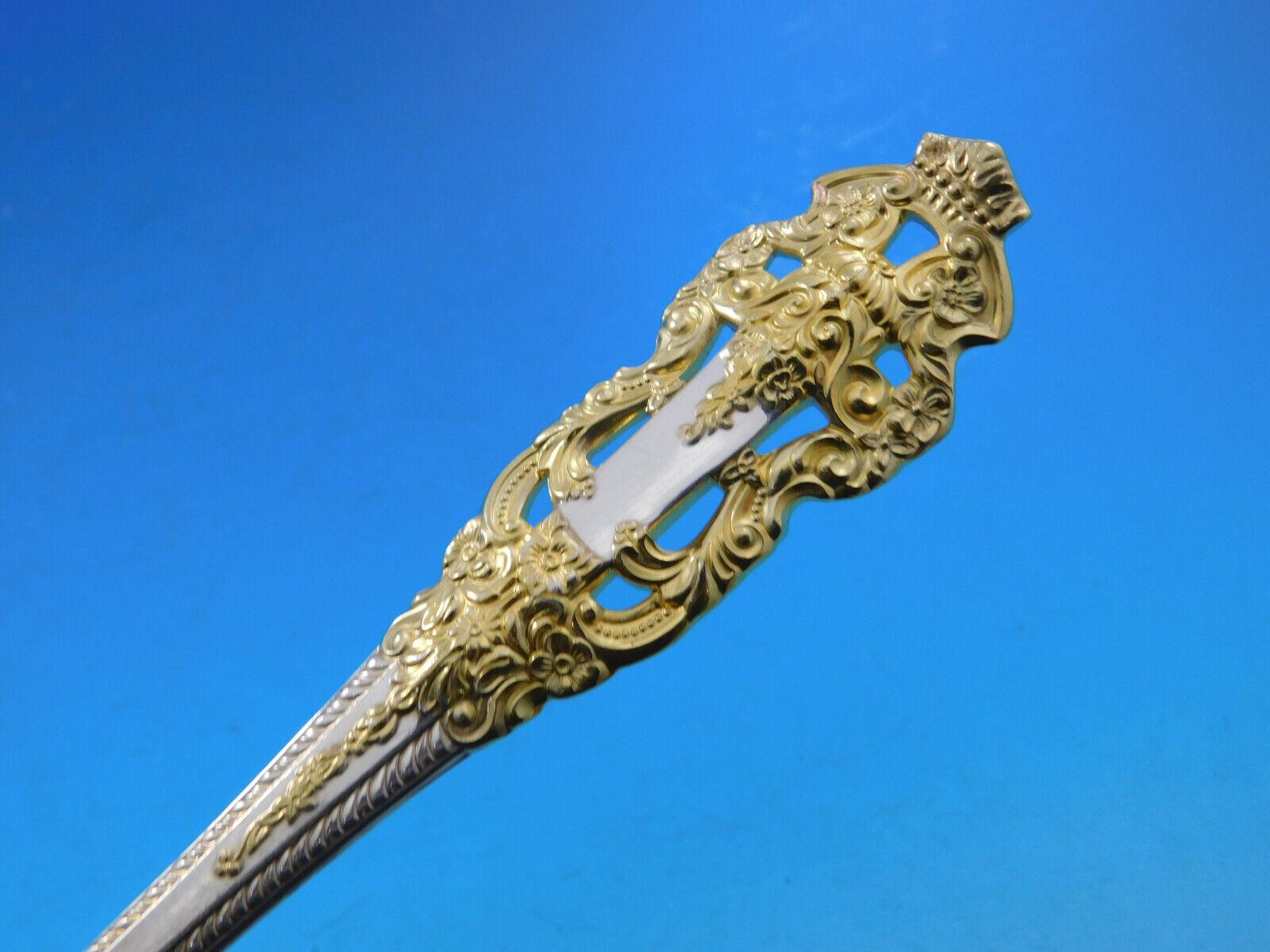 XX secolo Set di posate in argento sterling Golden Crown Baroque by Gorham 53 pezzi per la cena in vendita