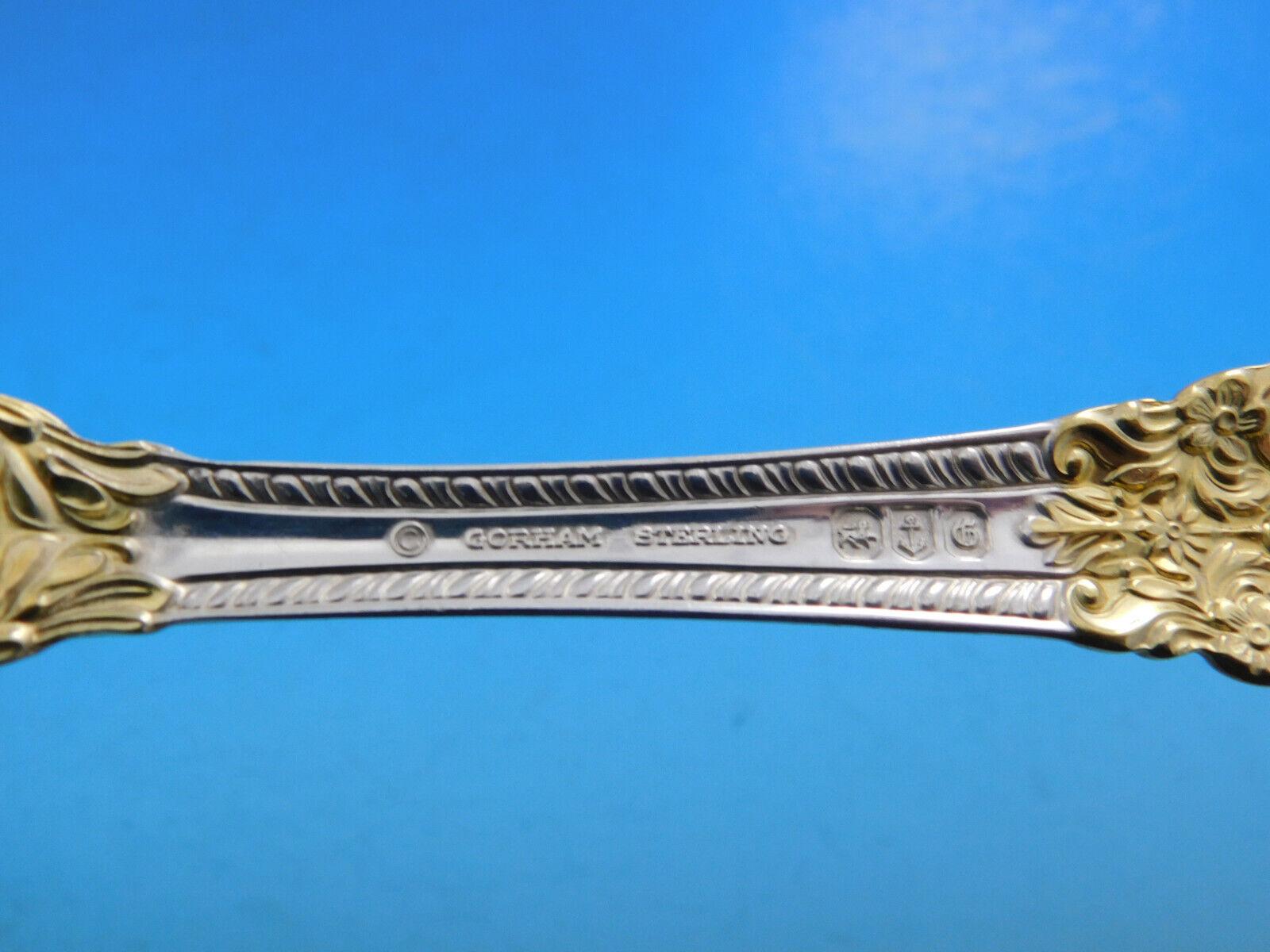 Set di posate in argento sterling Golden Crown Baroque by Gorham 53 pezzi per la cena in vendita 2