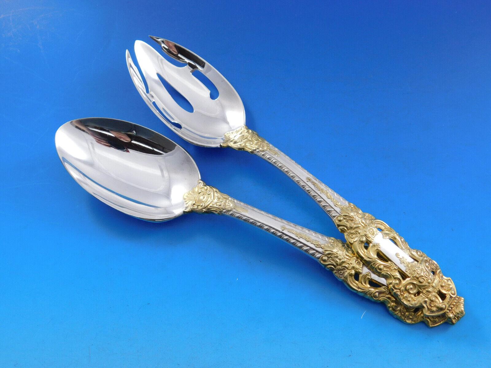 Set di posate in argento sterling Golden Crown Baroque by Gorham 53 pezzi per la cena in vendita 3