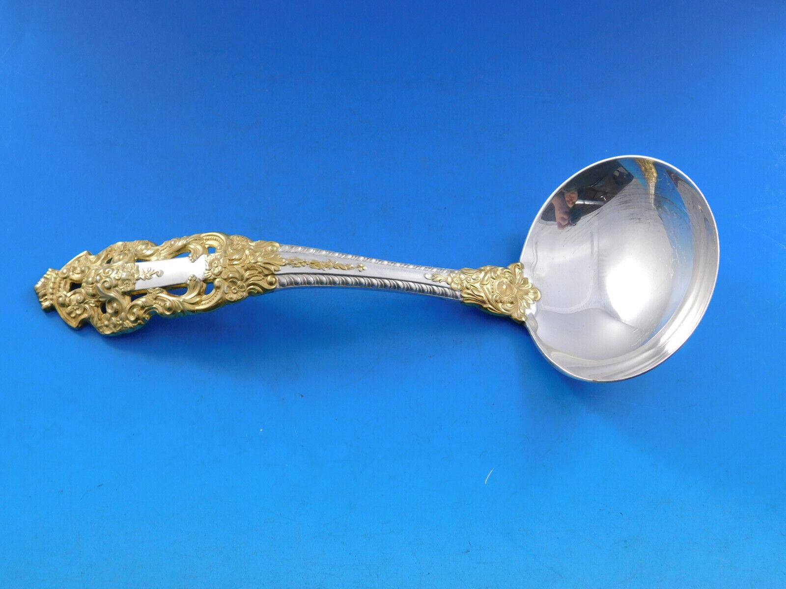 Set di posate in argento sterling Golden Crown Baroque by Gorham 53 pezzi per la cena in vendita 4