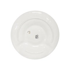 Golden Crown Portugal White Artichoke Plates