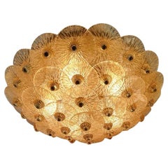 Golden Crystal Ceiling Light medium size