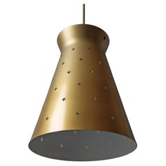 Golden Diabalo Hanging Lamp by Egon Hillebrand for Hillebrand Lighting, 1950s