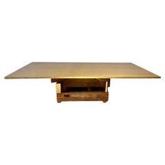 Tavolo da pranzo Golden, realizzato a mano da Rafael Calvo con Wood Wood di recupero
