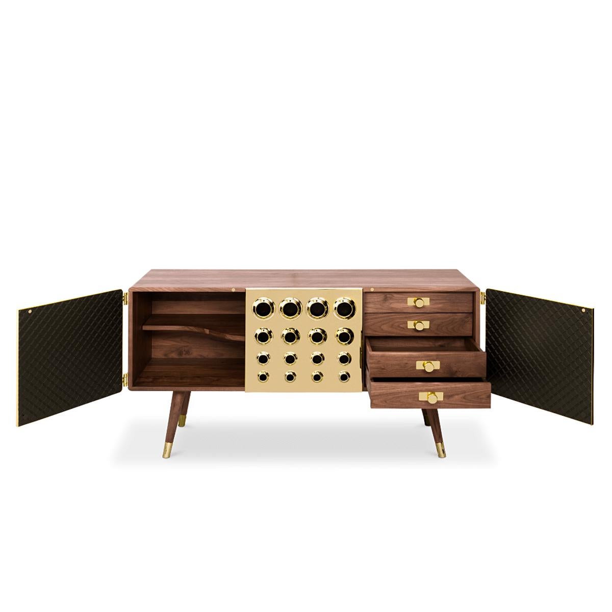 Poli Buffet Golden Doors en vente