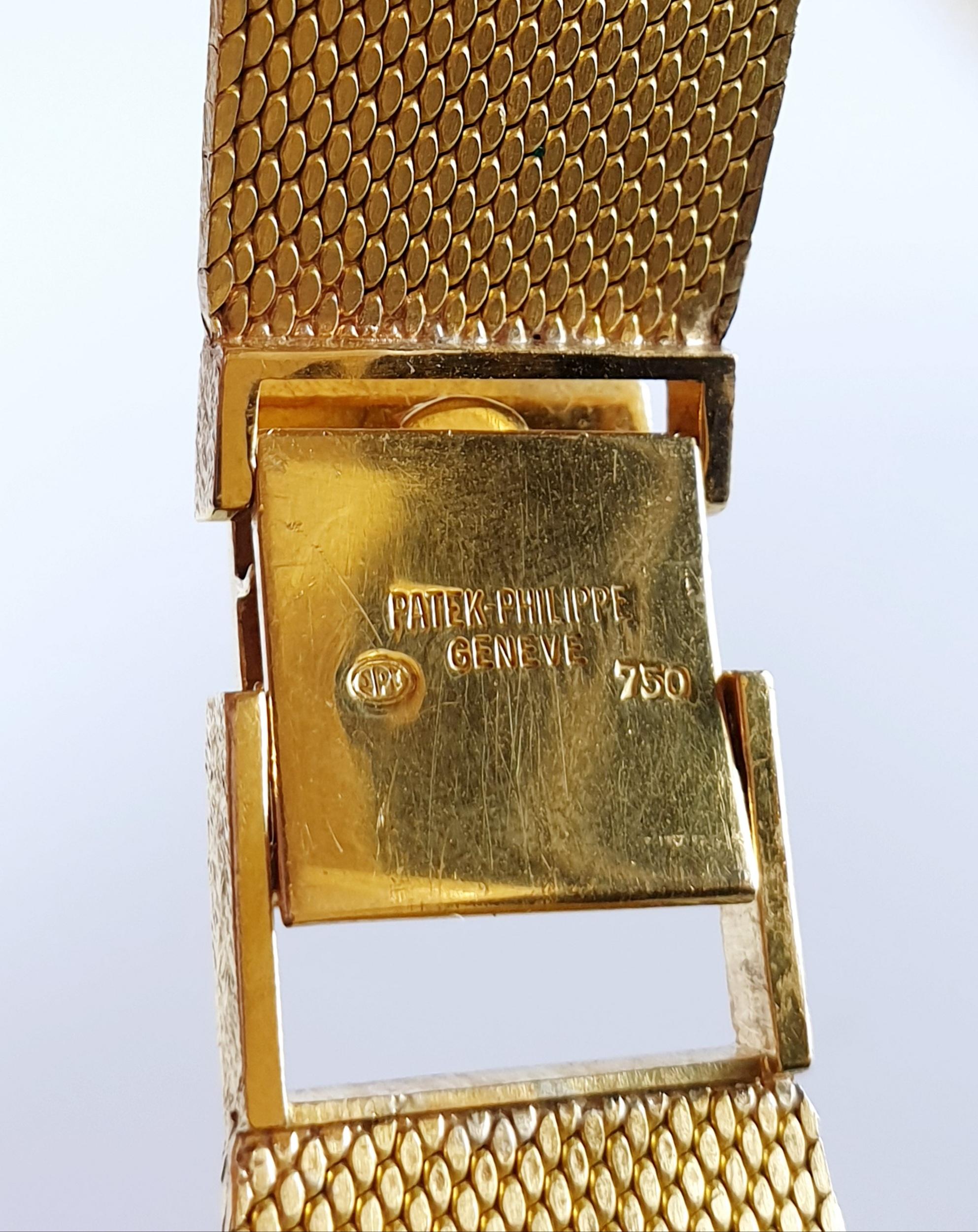 Golden ElipsePatek Philippe Watch Champagne Dial   with original case 1970´s 3