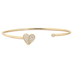 Golden Ember 14K (or 18k upon request) Yellow Gold Bangle Bracelet