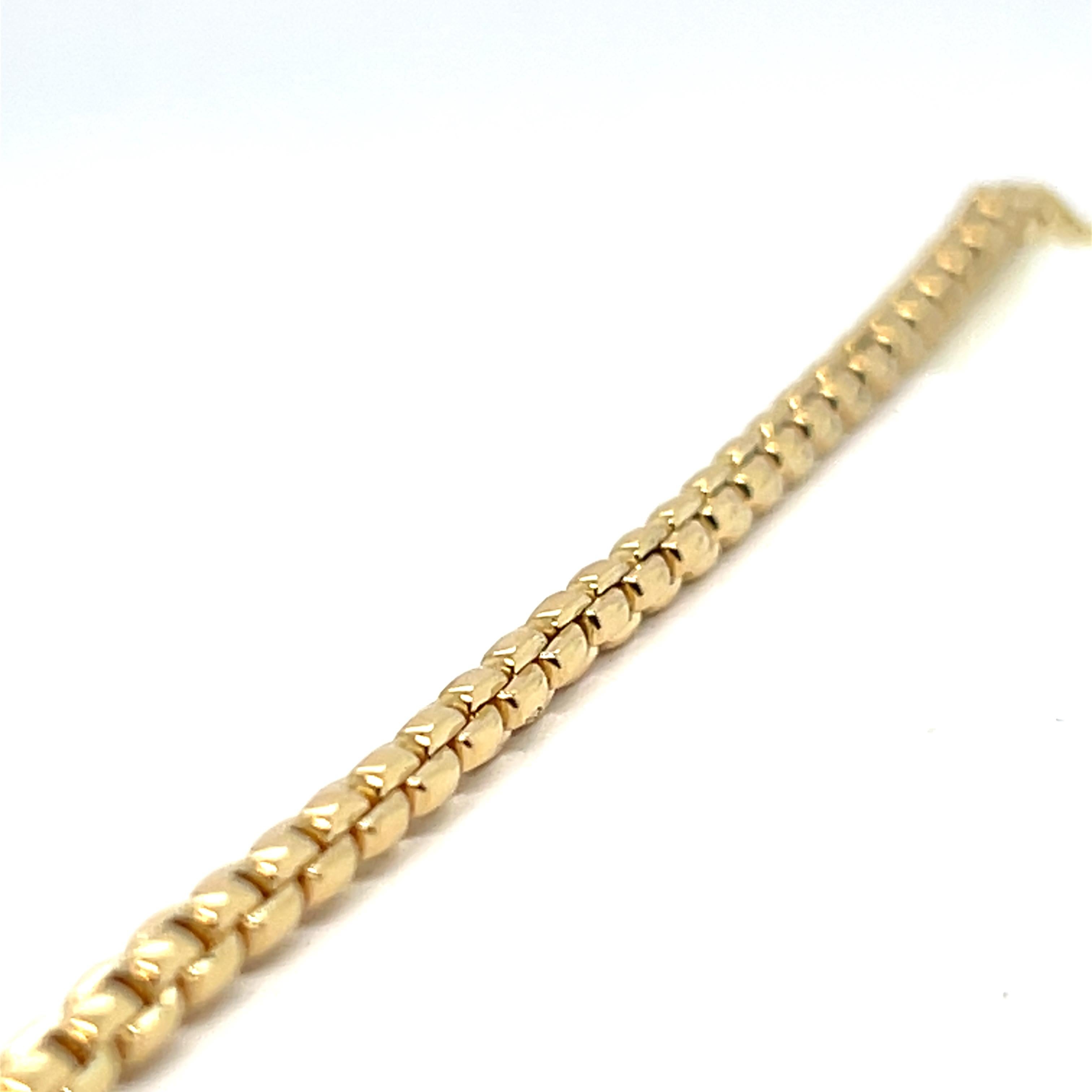 Pulsera Eternidad Oro - Oro Amarillo 18K Moderno en venta