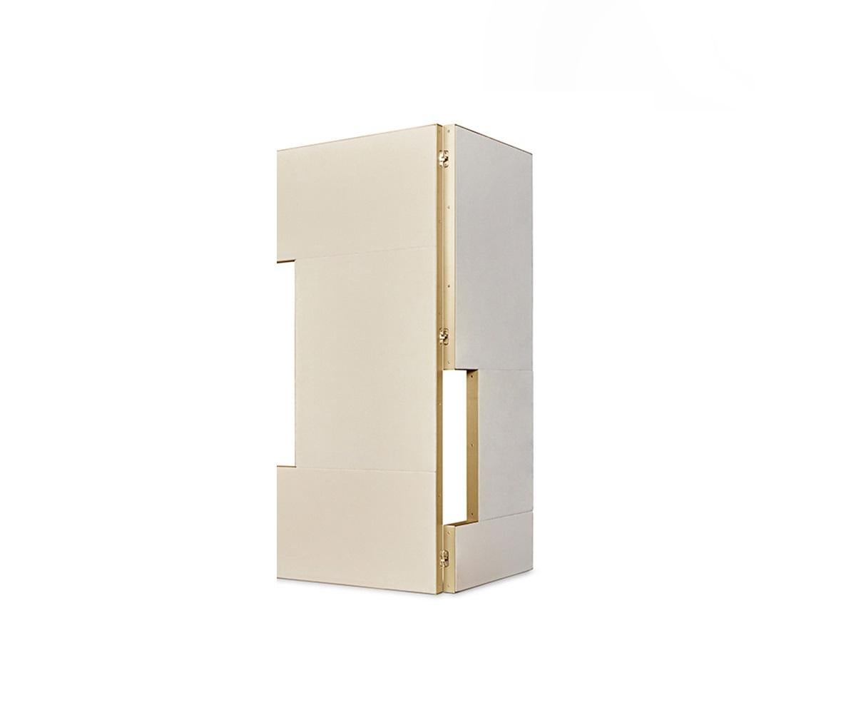Post-Modern Golden Eye Folding Screen by Munna For Sale