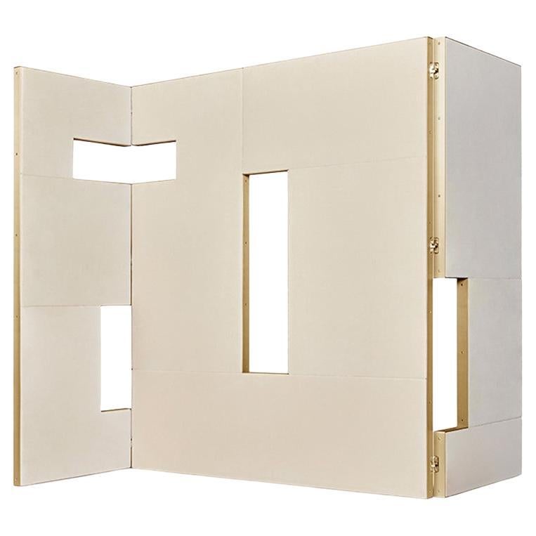Golden Eye Folding Screen by Munna For Sale