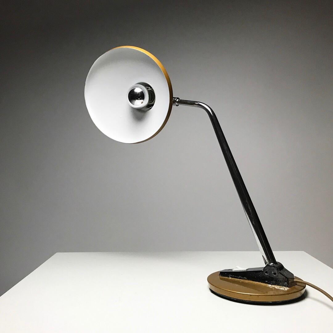 Golden Fase Madrid Desk Lamp, 1960s 1