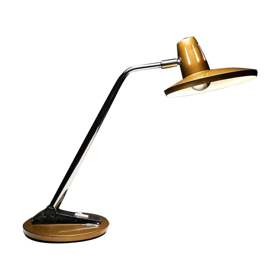 Golden Fase Madrid Desk Lamp, 1960s