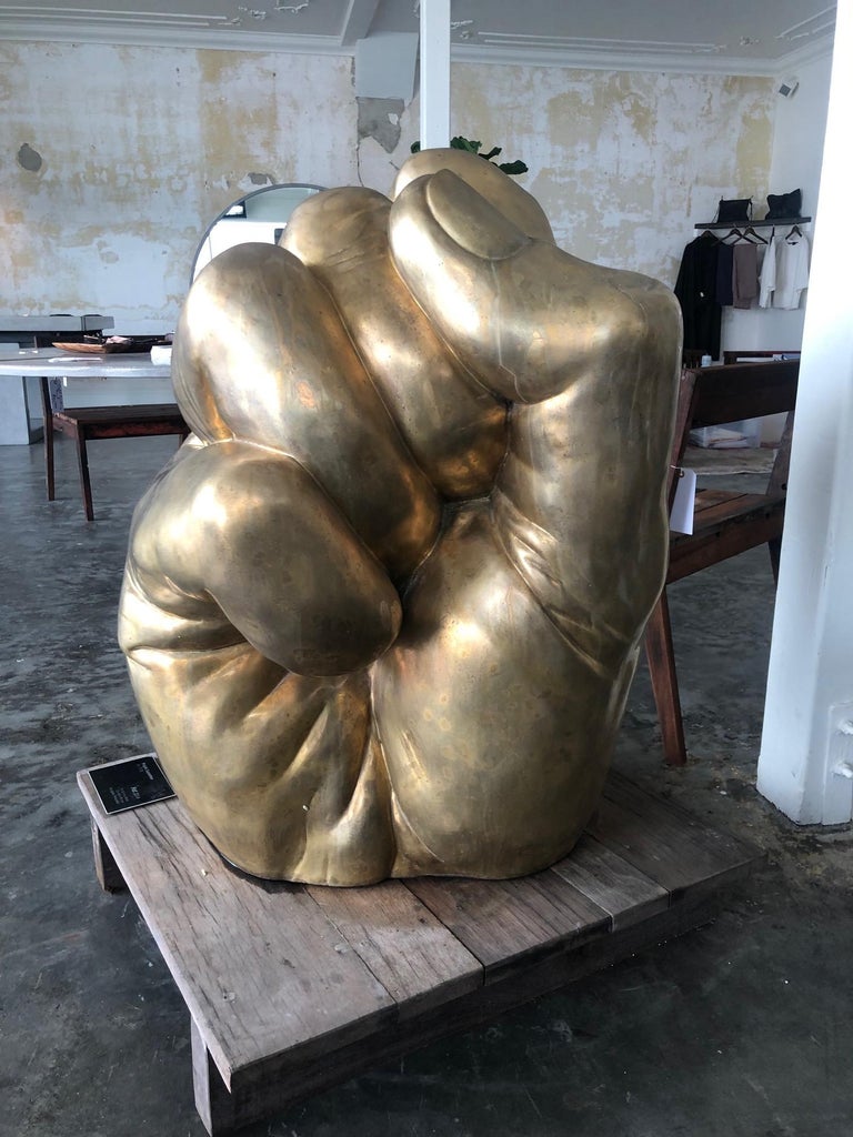 Golden Fist, by Artist Prajak Supantee For Sale at 1stdibs