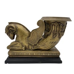 Golden Fleece Chrysomallos Winged Ram Bronze Mantle Urn