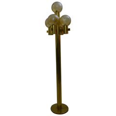 Golden Floor Lamp by Hans-Agne Jakobsson for AB Markaryd, Sweden, 1970