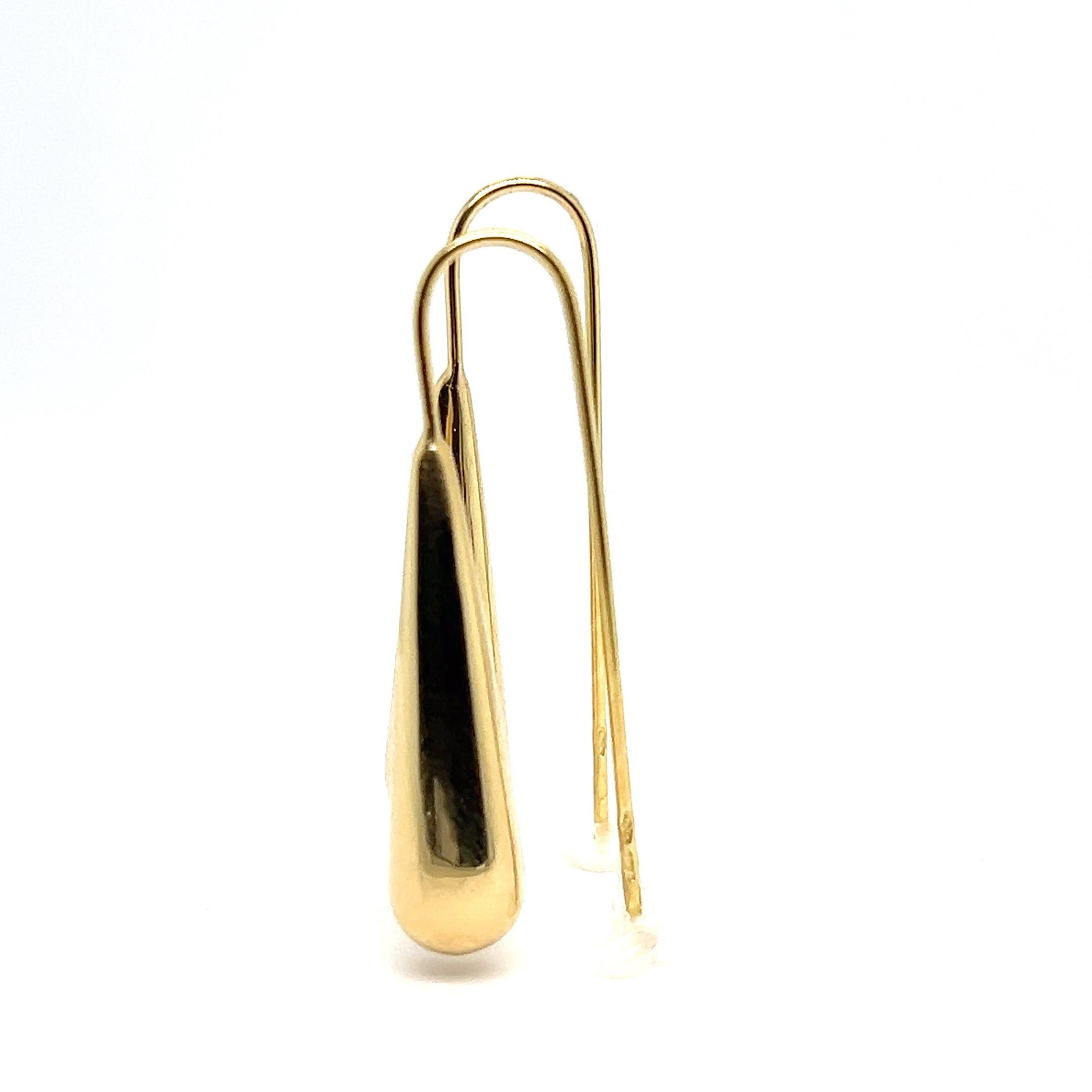 Orecchini Golden Flow in oro giallo 18 carati in vendita 3