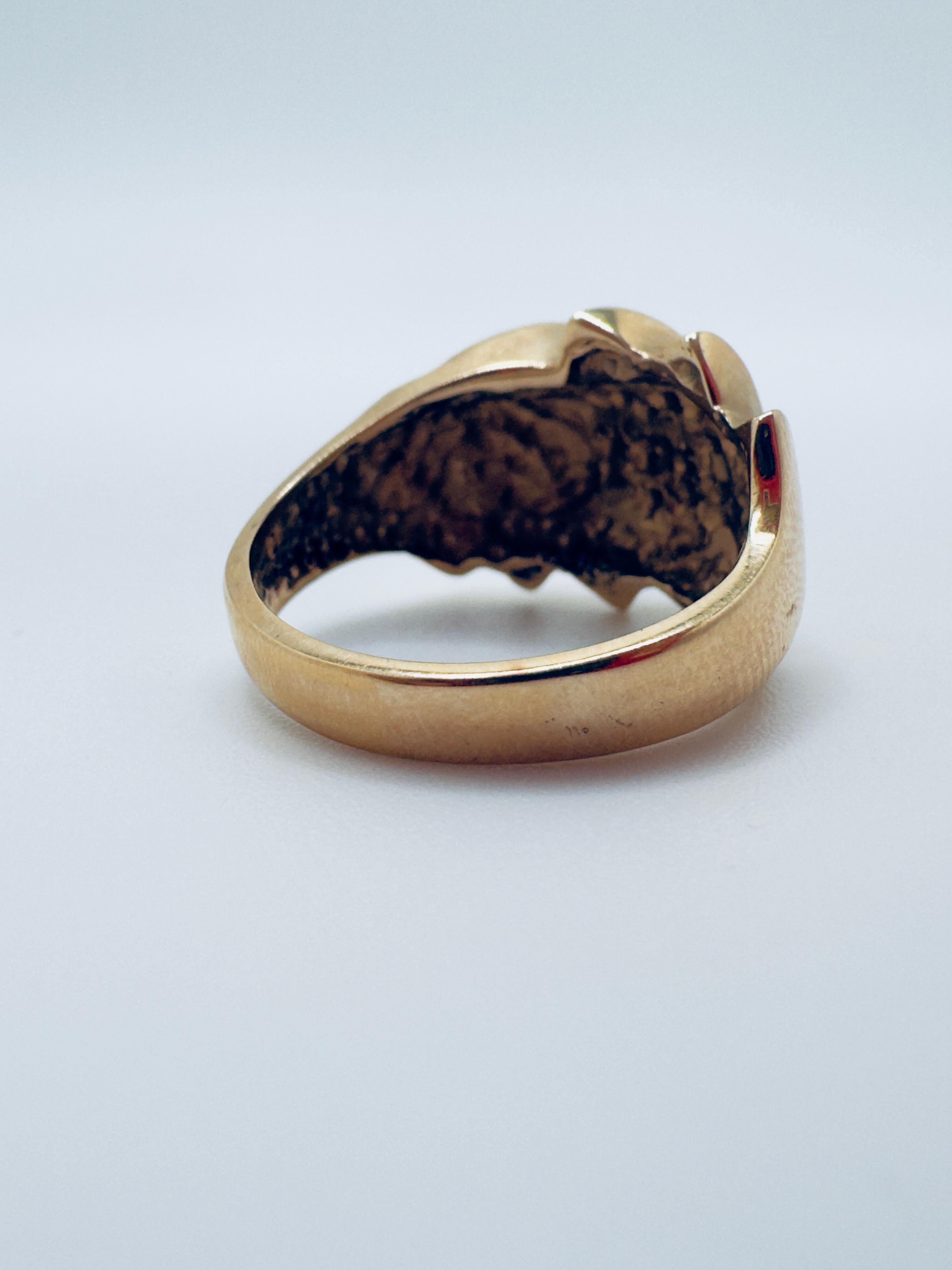 Anello a forma libera Golden Flow In condizioni buone in vendita a Palm Desert, CA