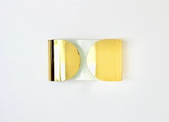 Golden Foglio Wall lamp by Tobia & Afra Scarpa for Flos, 1960s